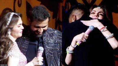 Rohit Sharma, Hardik and Surya rocked Anant-Radhika's sangeet, Neeta Ambani hugged Rohit