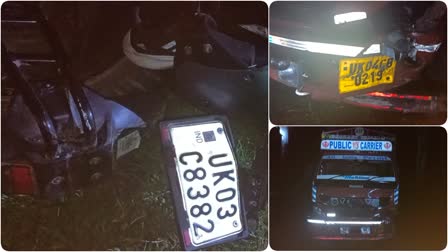 A canter and a bike collided on the highway, two died a painful death