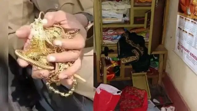 A tenth student absconded from his home with cash worth 20 lakh rupees and gold and silver worth one crore