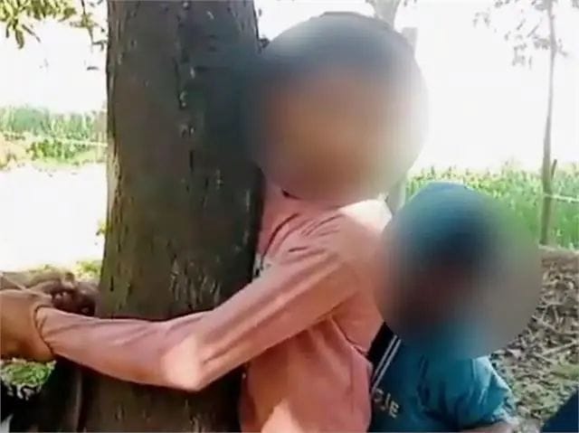 UP: Two innocent people were tied to a tree and brutally beaten on suspicion of theft, accused arrested